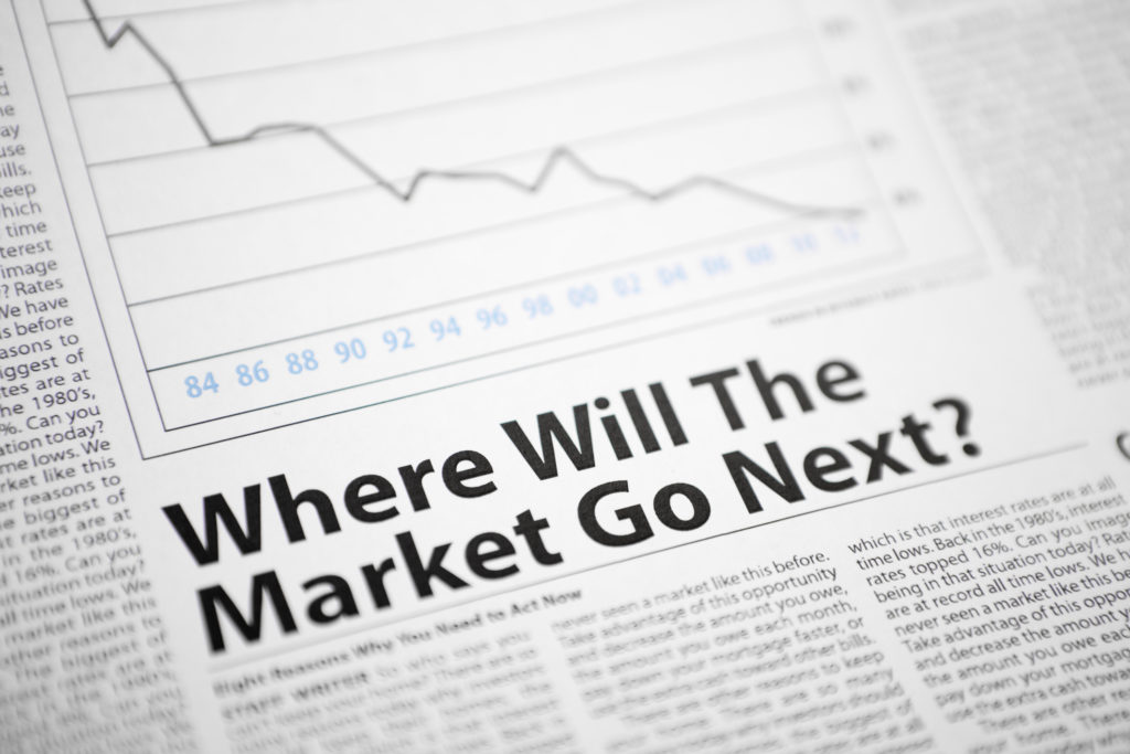 where will the market go newspaper headline